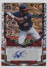 2025 Panini Stars & Stripes Collegiate National Team Signatures Tre Phelps #NTS-TP card