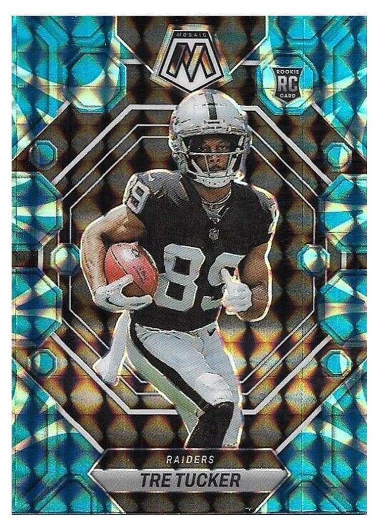 2023 Panini Mosaic Base Set Tre Tucker Reactive Blue #366 card