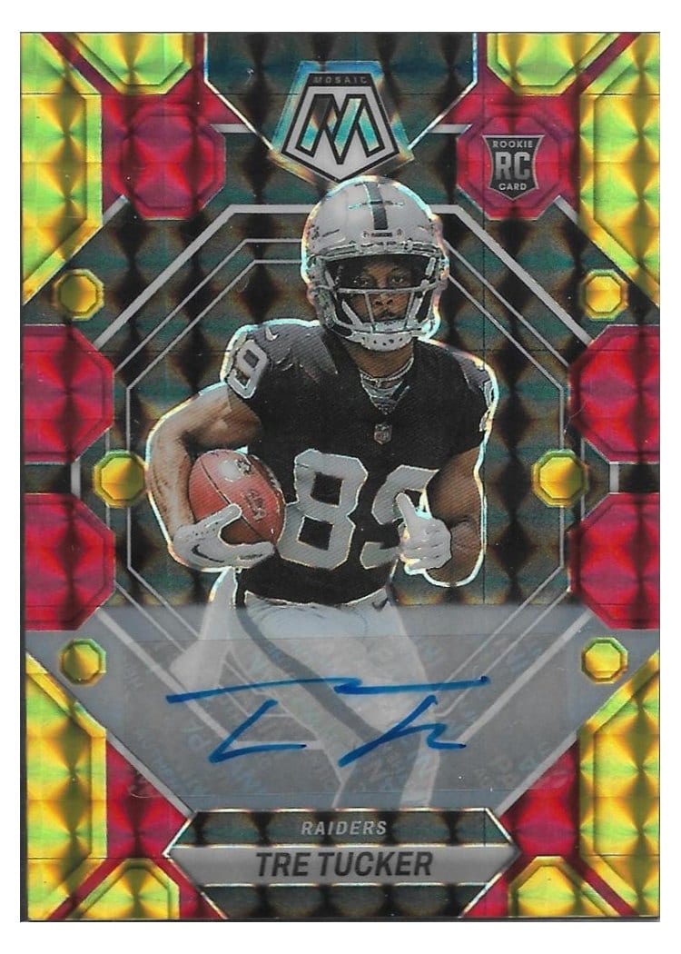 2023 Panini Mosaic Base Set Tre Tucker #366 card