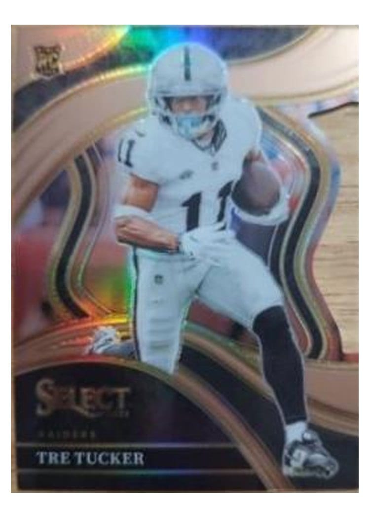 2023 Panini Select Base Set Tre Tucker Copper Prizm Die-Cut #214 card