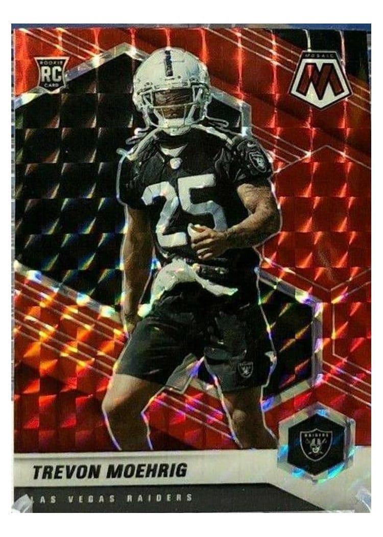 2021 Panini Mosaic Base Set Tre'von Moehrig #383 card
