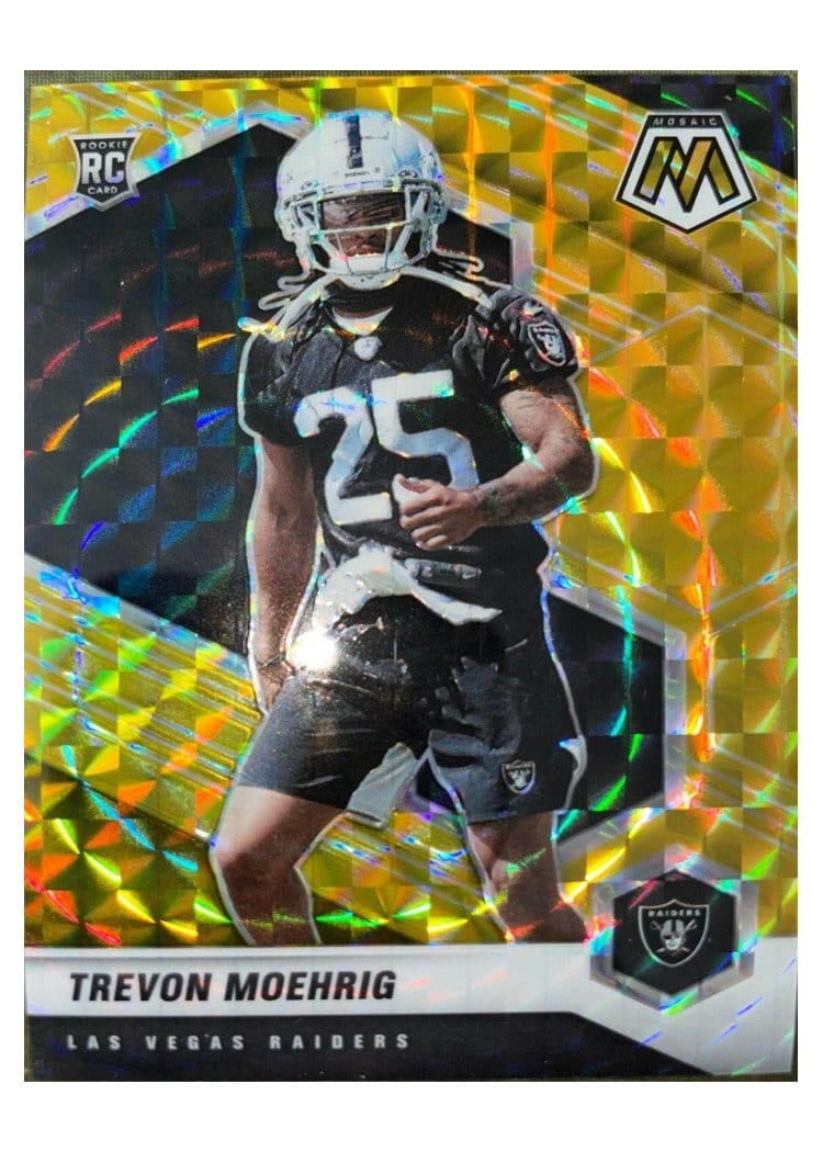 2021 Panini Mosaic Base Set Tre'von Moehrig #383 card