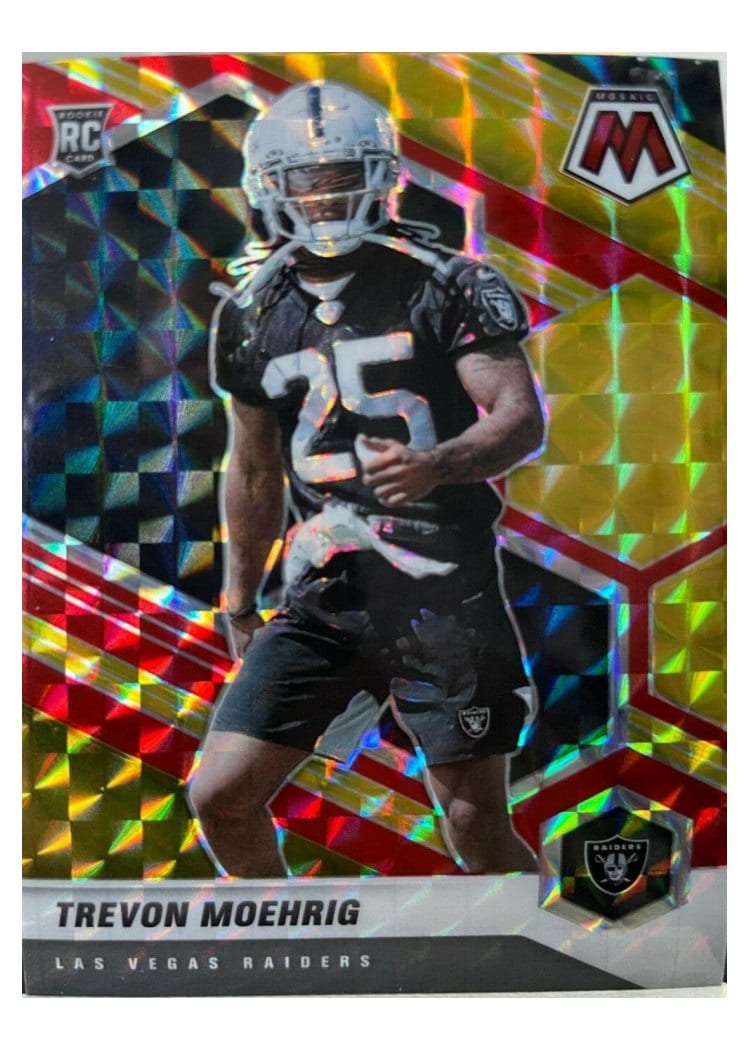 2021 Panini Mosaic Base Set Tre'von Moehrig #383 card