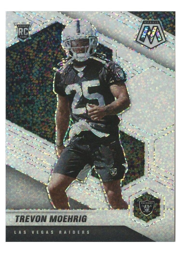 2021 Panini Mosaic Base Set Tre'von Moehrig #383 card
