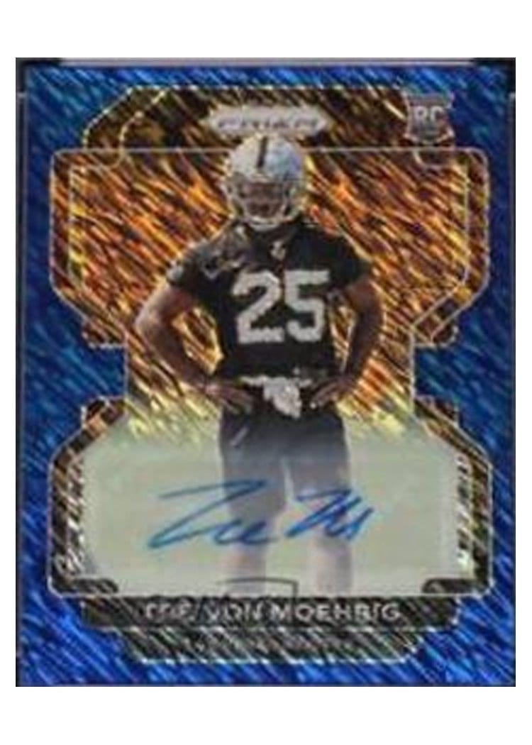 2021 Panini Prizm Base Set Tre'von Moehrig #393 card