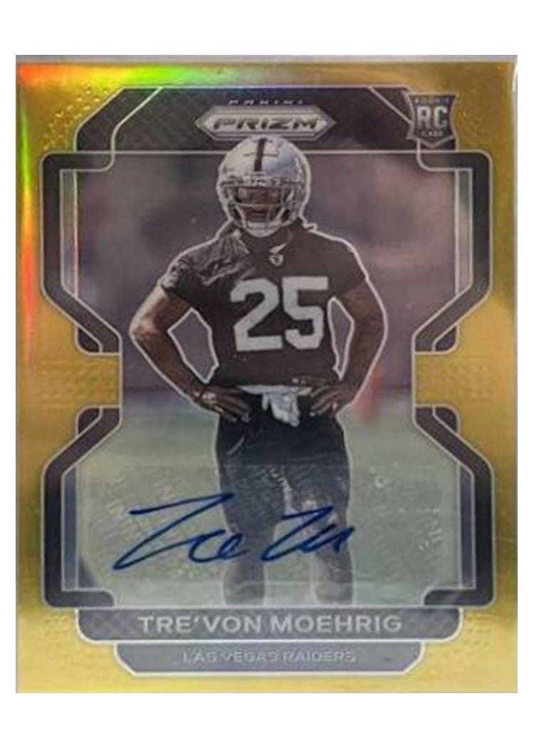 2021 Panini Prizm Base Set Tre'von Moehrig #393 card