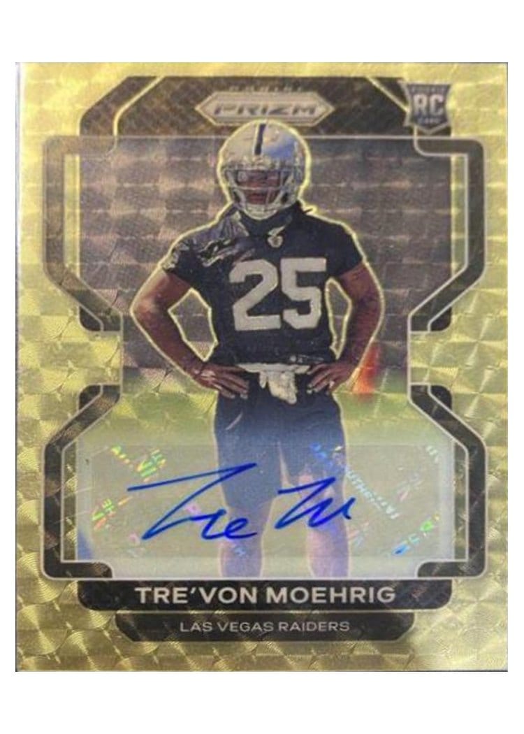 2021 Panini Prizm Base Set Tre'von Moehrig #393 card