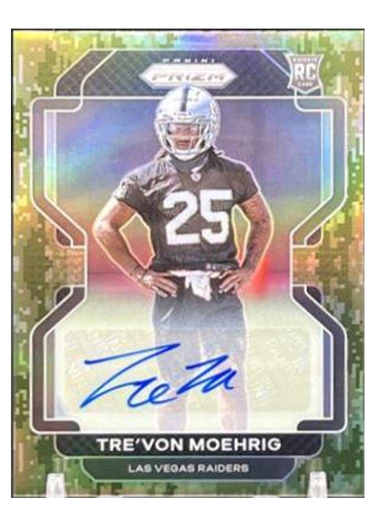 2021 Panini Prizm Base Set Tre'von Moehrig #393 card