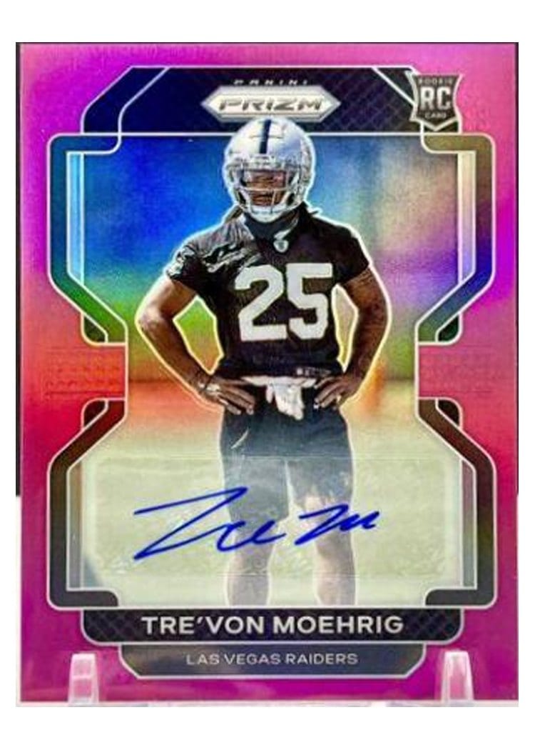 2021 Panini Prizm Base Set Tre'von Moehrig #393 card