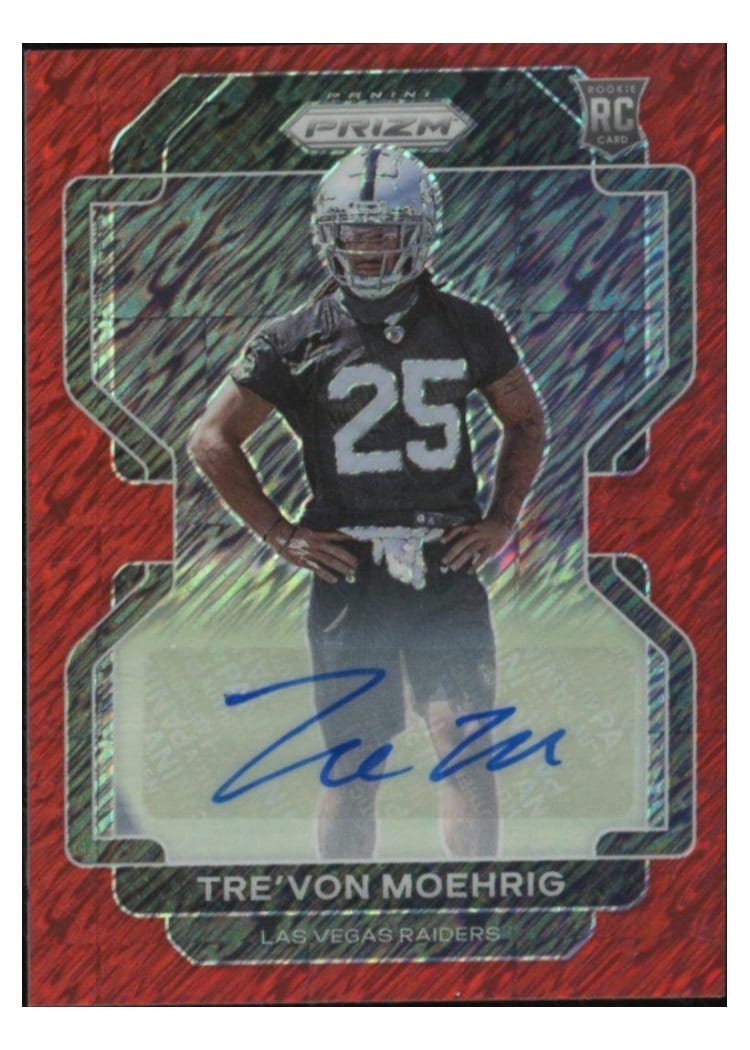 2021 Panini Prizm Base Set Tre'von Moehrig #393 card
