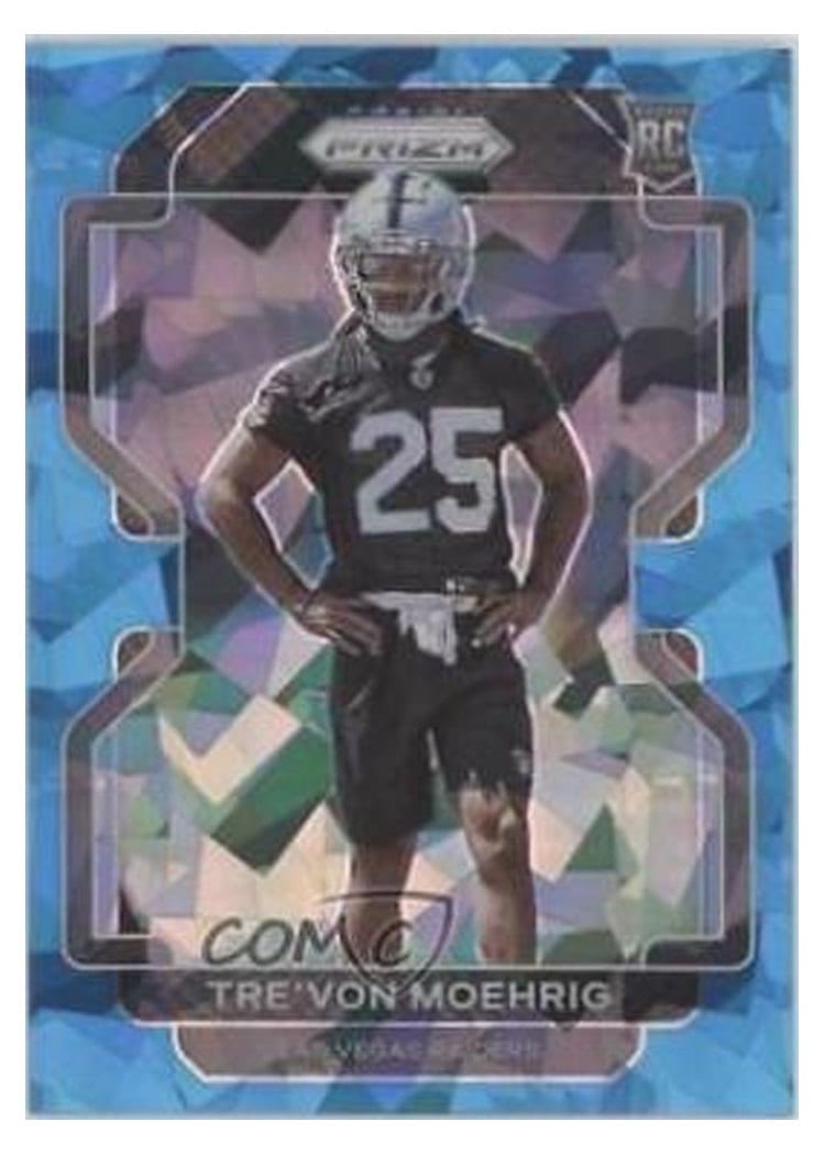 2021 Panini Prizm Base Set Tre'von Moehrig #393 card