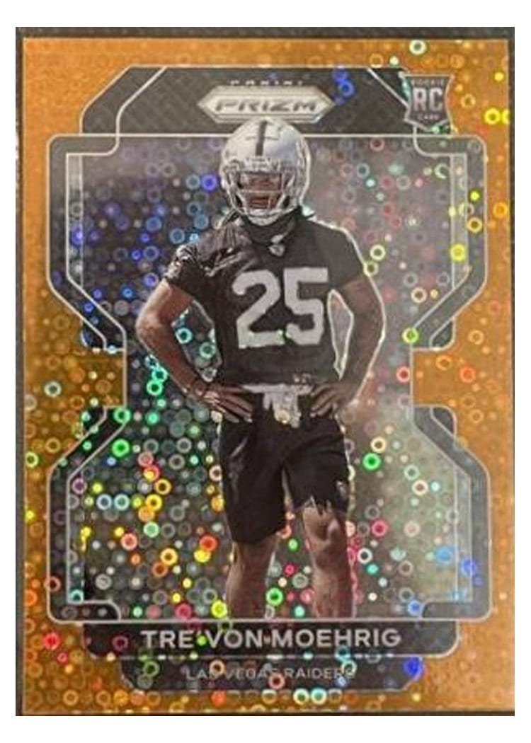 2021 Panini Prizm Base Set Tre'von Moehrig #393 card