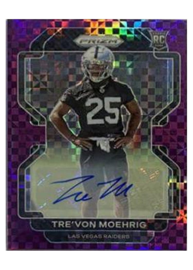 2021 Panini Prizm Base Set Tre'von Moehrig #393 card