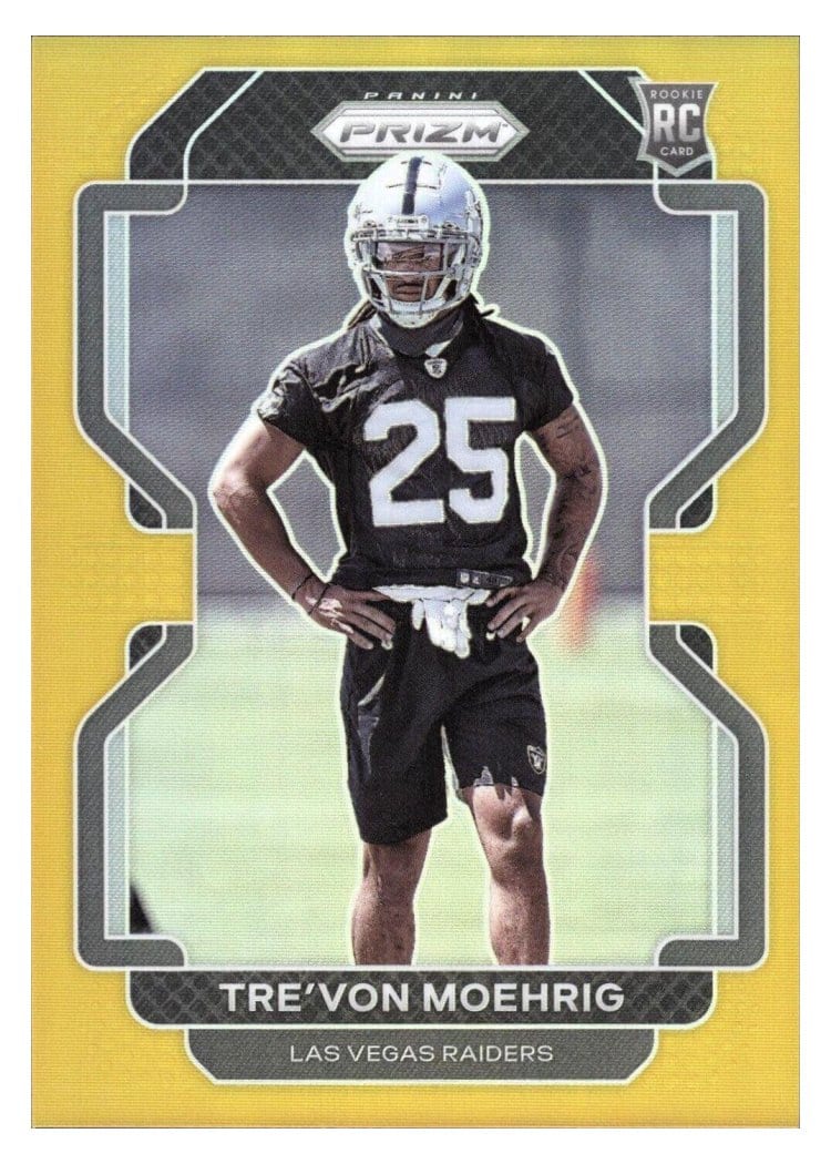 2021 Panini Prizm Base Set Tre'von Moehrig #393 card