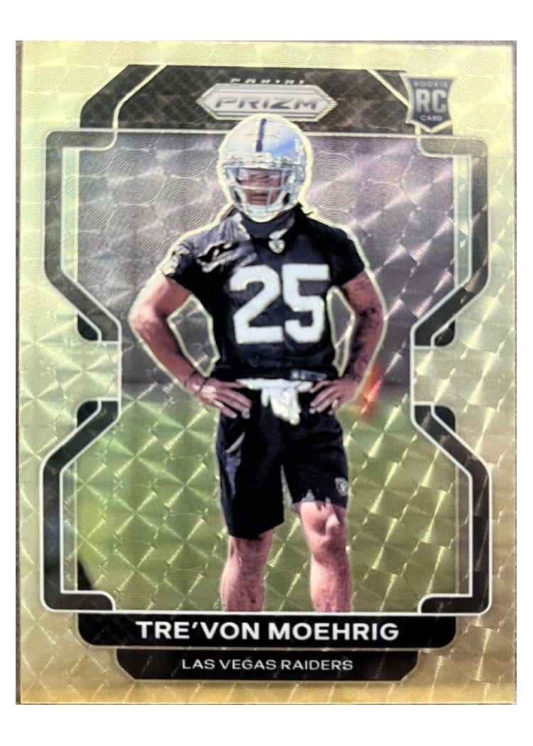 2021 Panini Prizm Base Set Tre'von Moehrig #393 card