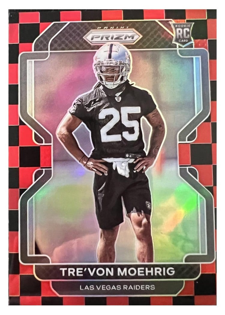2021 Panini Prizm Base Set Tre'von Moehrig #393 card