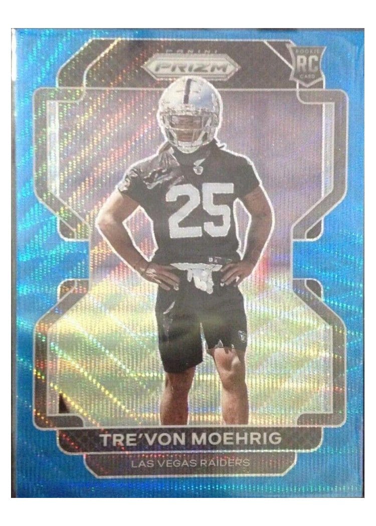 2021 Panini Prizm Base Set Tre'von Moehrig #393 card