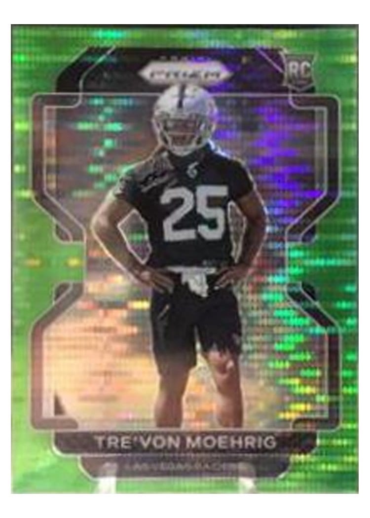 2021 Panini Prizm Base Set Tre'von Moehrig #393 card
