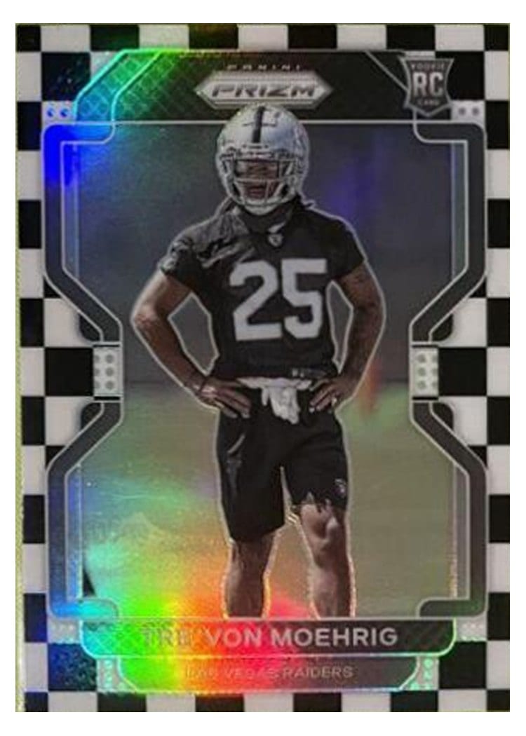 2021 Panini Prizm Base Set Tre'von Moehrig #393 card