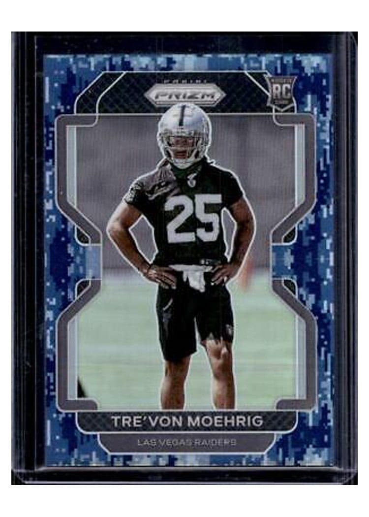 2021 Panini Prizm Base Set Tre'von Moehrig #393 card
