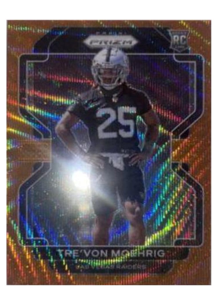 2021 Panini Prizm Base Set Tre'von Moehrig #393 card