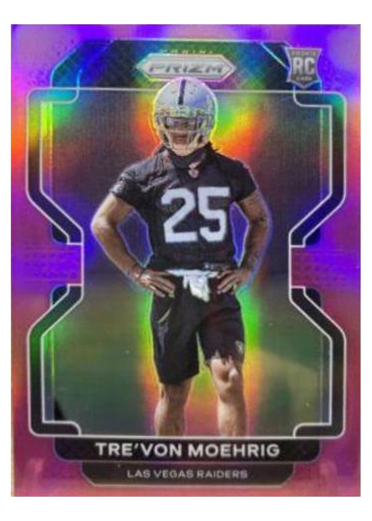 2021 Panini Prizm Base Set Tre'von Moehrig #393 card