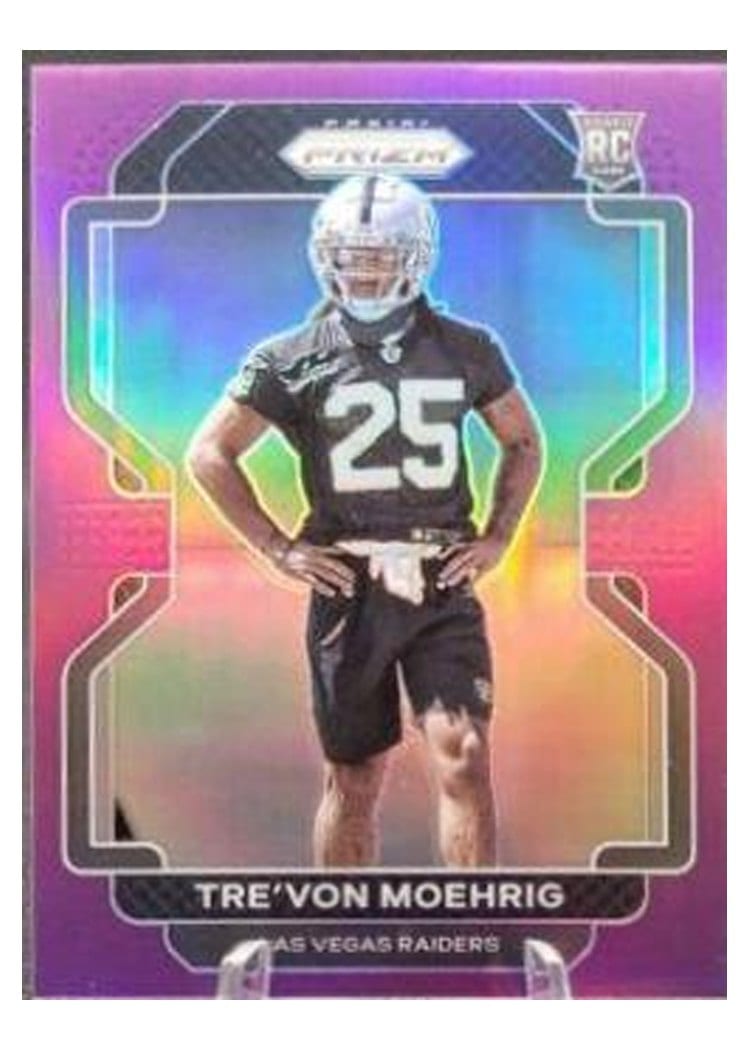 2021 Panini Prizm Base Set Tre'von Moehrig #393 card