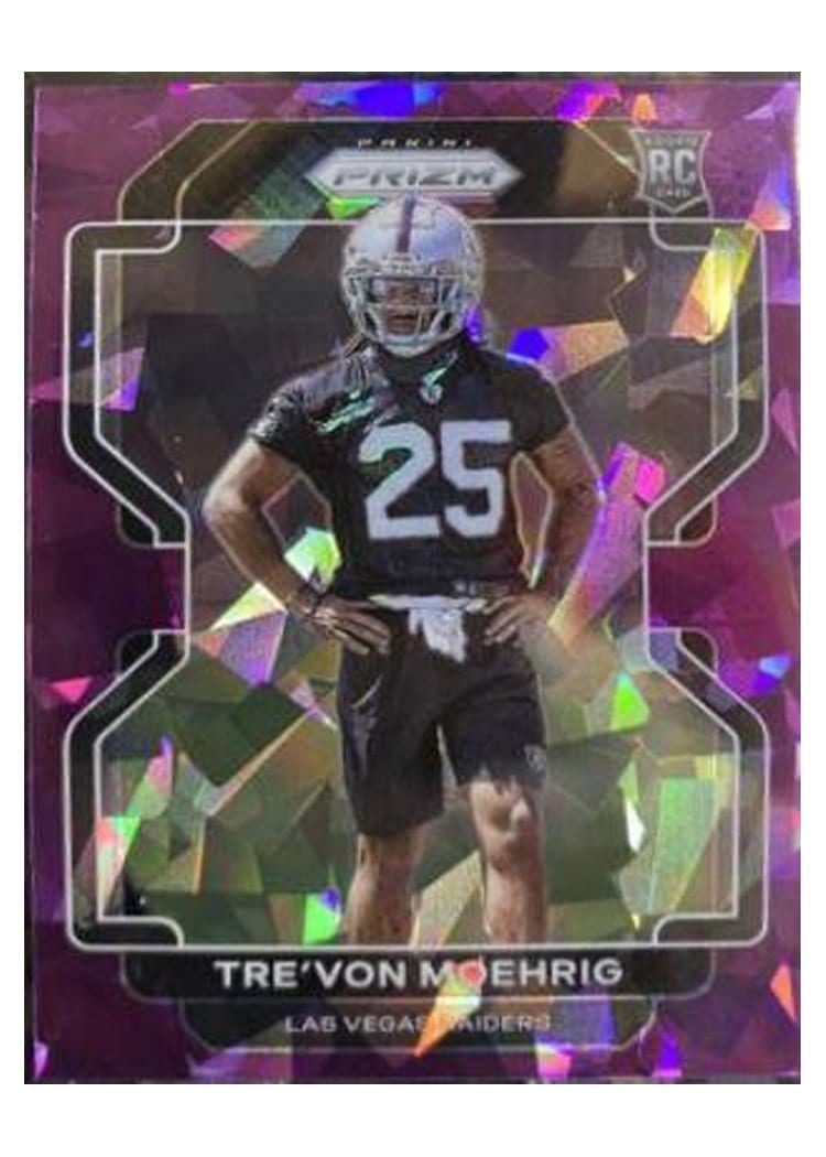 2021 Panini Prizm Base Set Tre'von Moehrig #393 card