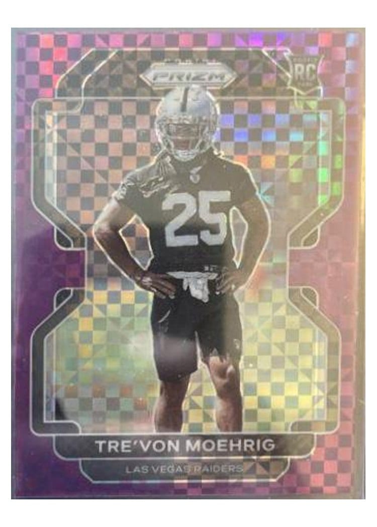 2021 Panini Prizm Base Set Tre'von Moehrig #393 card