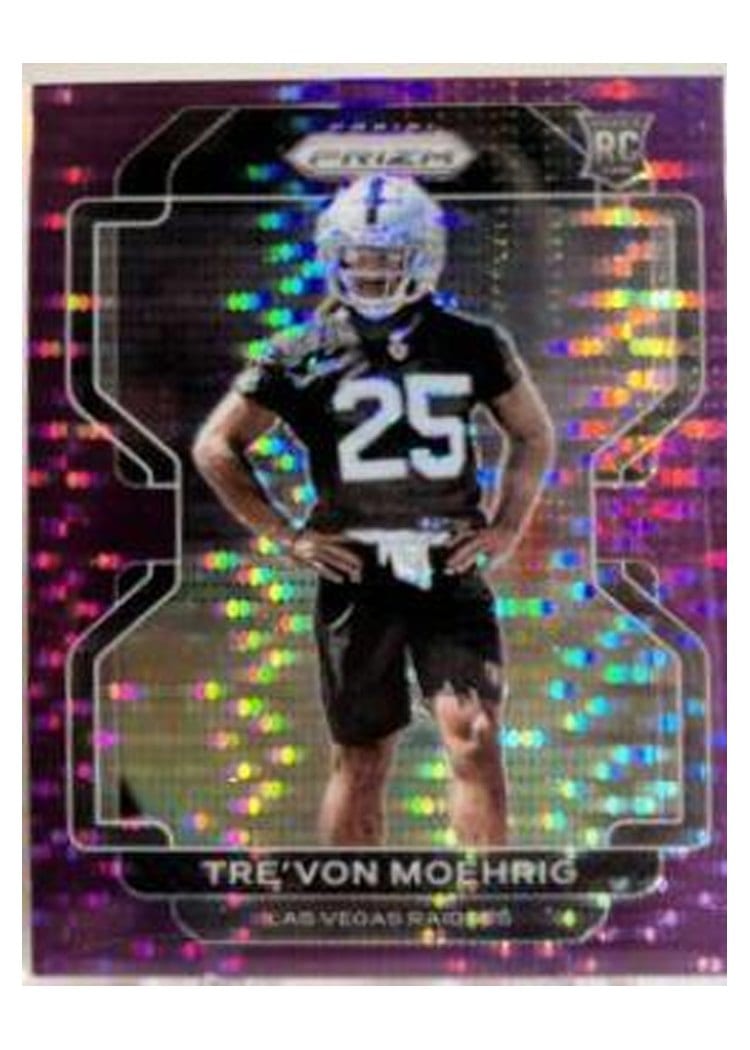 2021 Panini Prizm Base Set Tre'von Moehrig #393 card