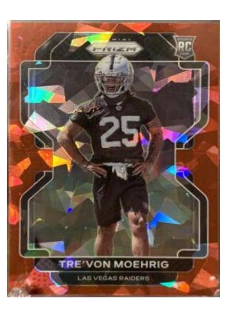 2021 Panini Prizm Base Set Tre'von Moehrig #393 card