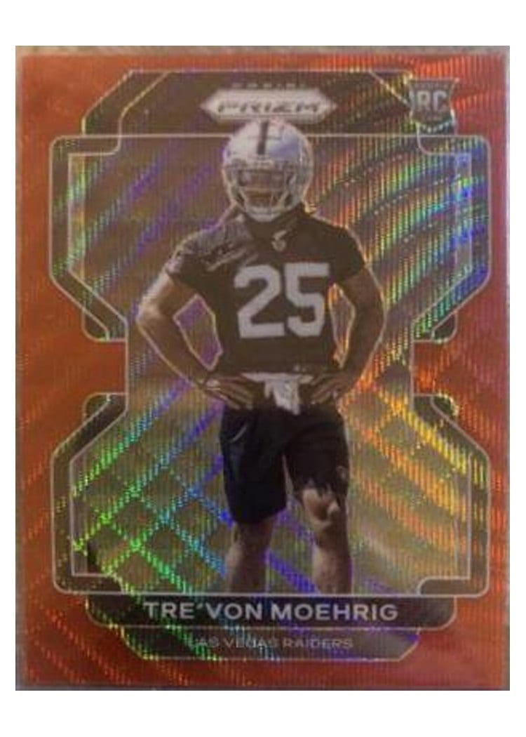 2021 Panini Prizm Base Set Tre'von Moehrig #393 card