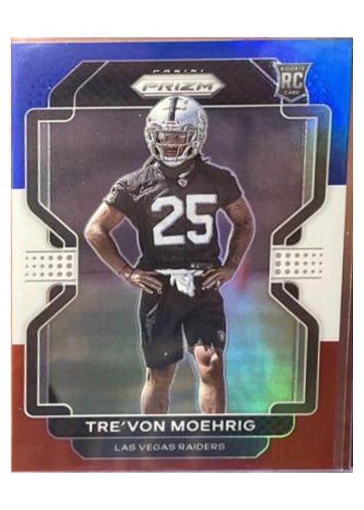 2021 Panini Prizm Base Set Tre'von Moehrig #393 card