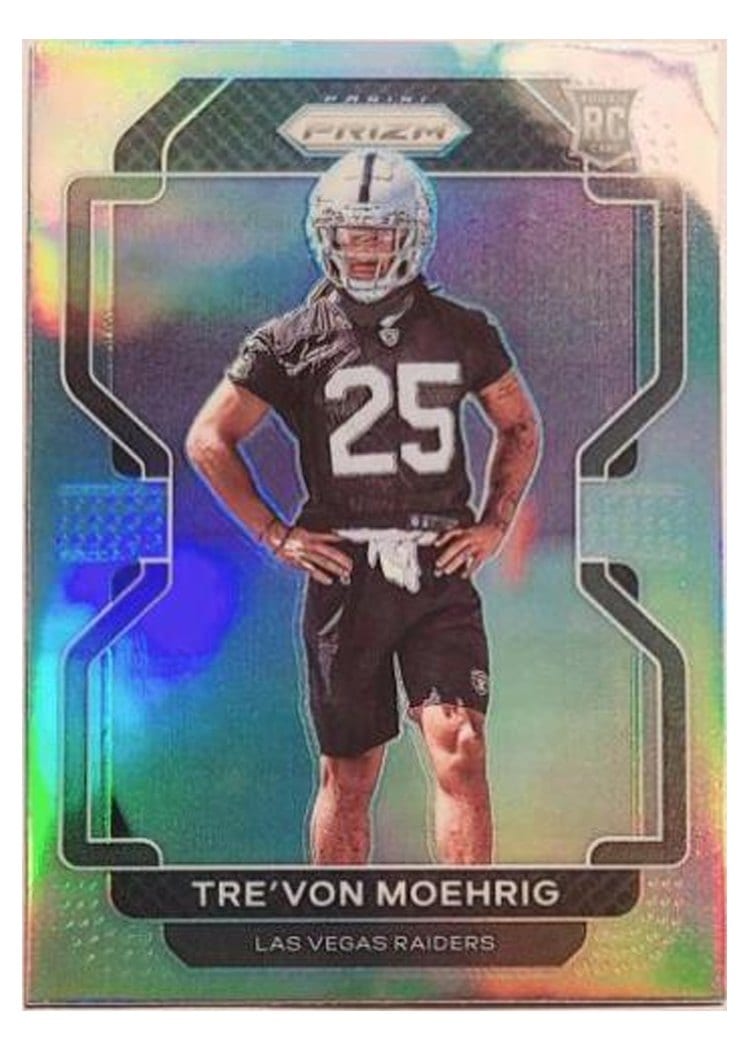 2021 Panini Prizm Base Set Tre'von Moehrig #393 card