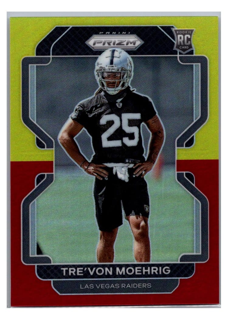 2021 Panini Prizm Base Set Tre'von Moehrig #393 card