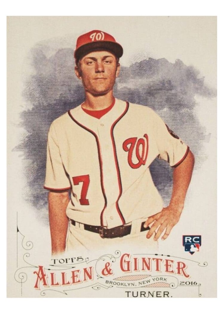 2016 Topps Allen & Ginter Base Set Trea Turner #342 card
