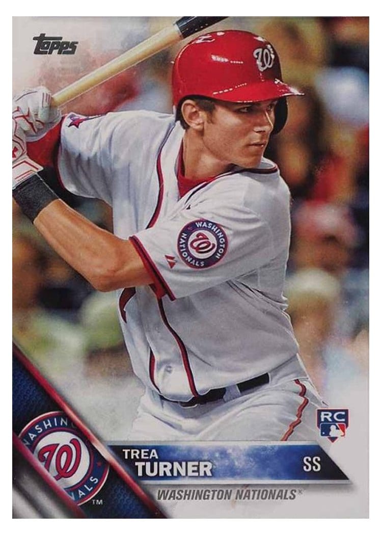 2016 Topps Base Set Trea Turner #103 card
