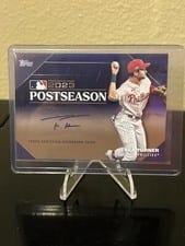 2023 Topps Postseason Performance Autograph Relics Trea Turner #PPAR-TT card