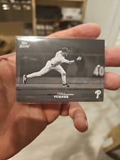 2024 Topps Black & White Base Set Trea Turner #6 card