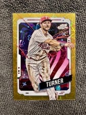 2024 Topps Cosmic Chrome Base Set Trea Turner #54 card