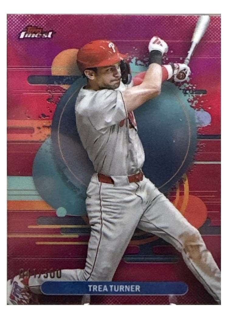 2025 Finest Base Set Trea Turner #196 card