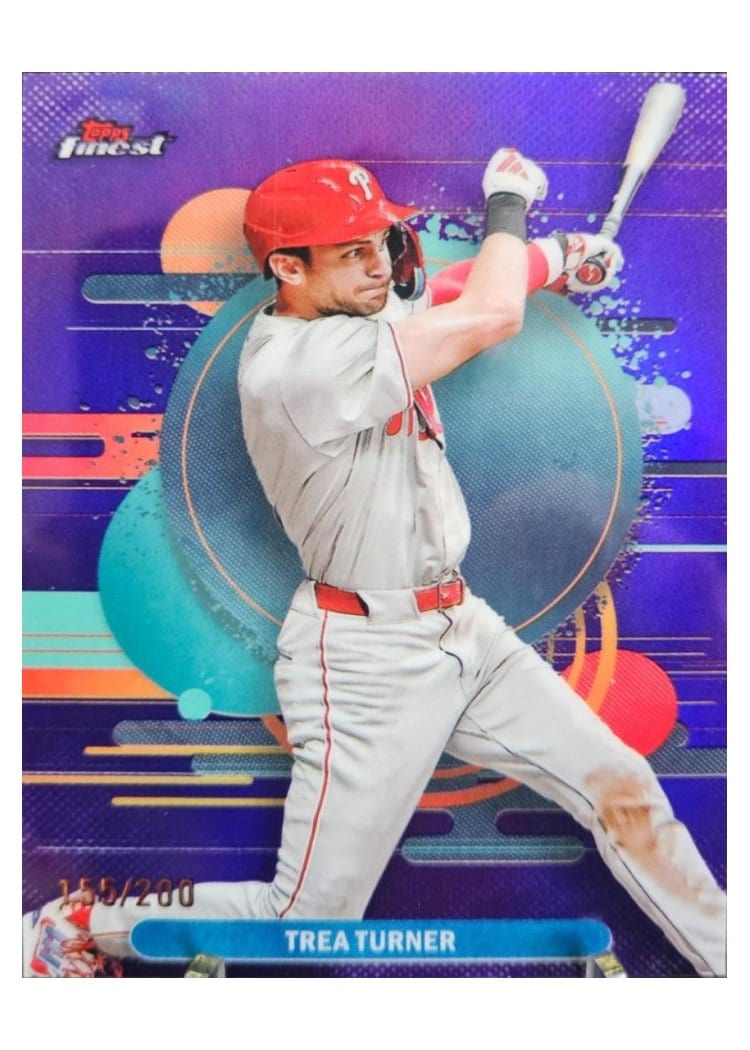 2025 Finest Base Set Trea Turner #196 card