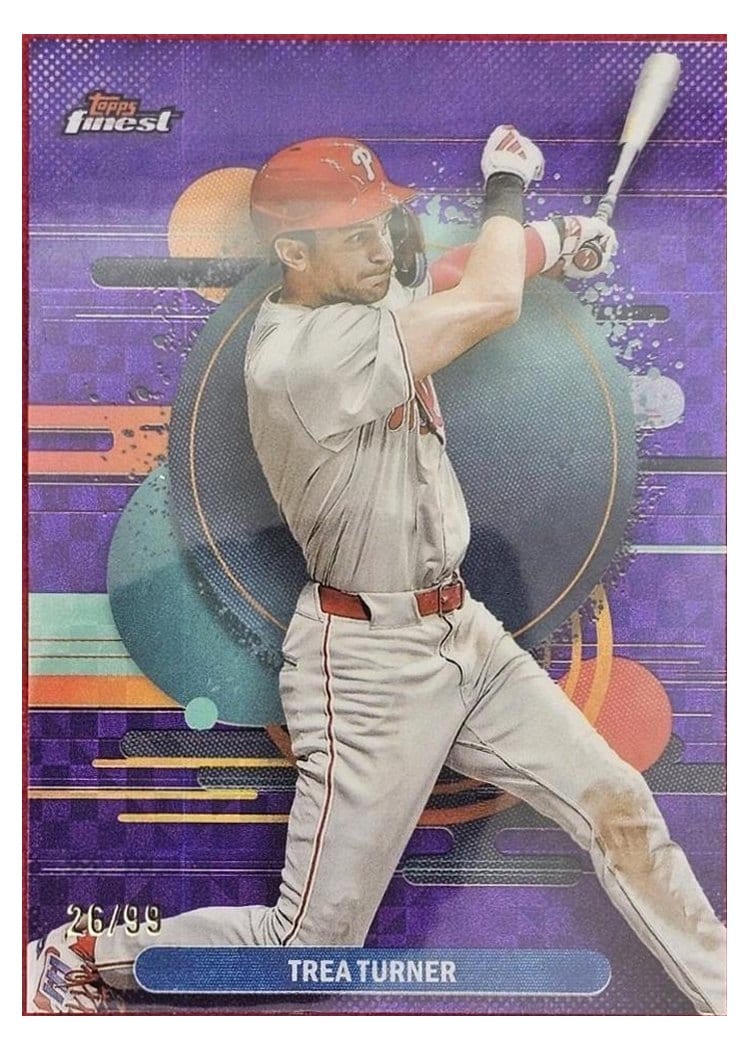 2025 Finest Base Set Trea Turner #196 card