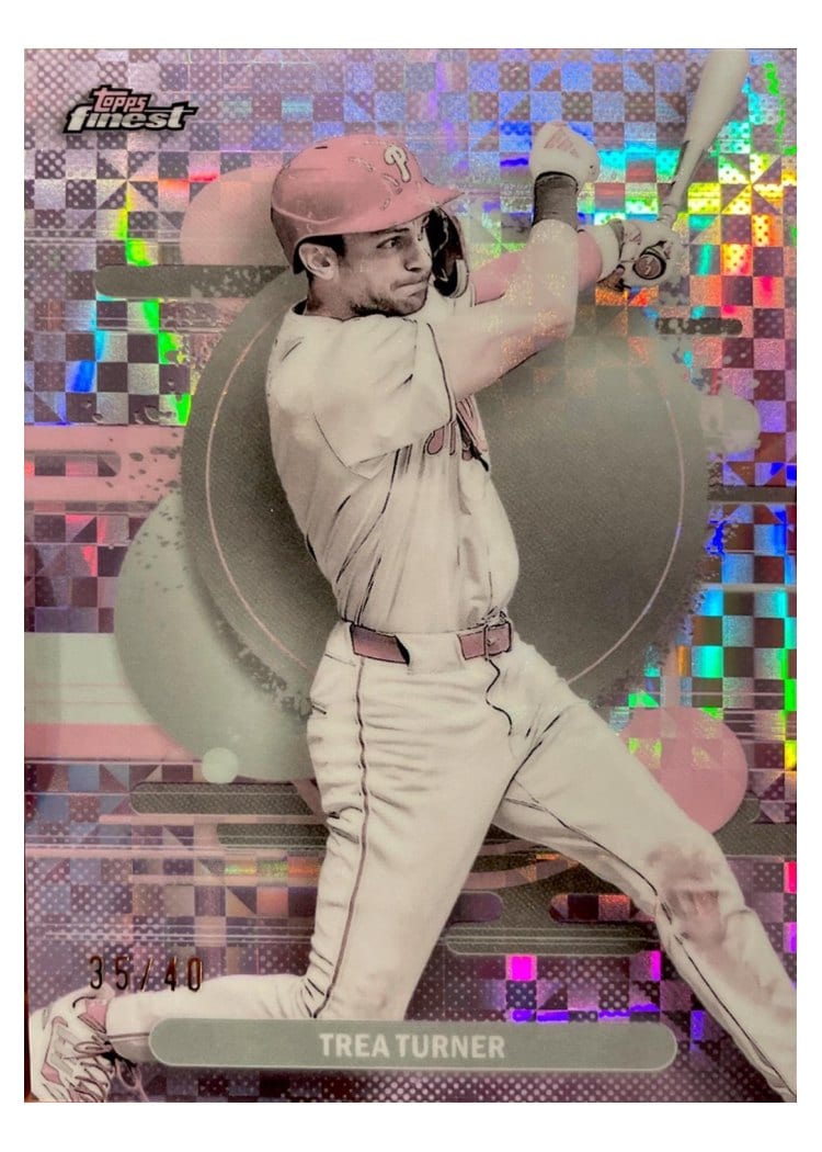2025 Finest Base Set Trea Turner #196 card