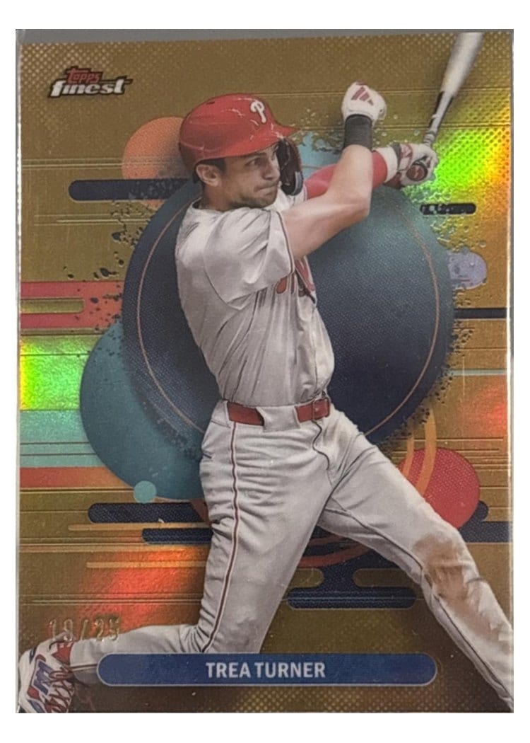 2025 Finest Base Set Trea Turner #196 card