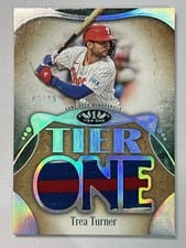 2025 Topps Tier One Die-Cut Relics Trea Turner #T1RD-TT