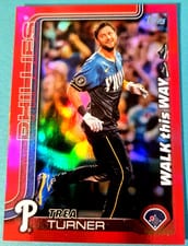 2025 Topps Walk This Way Trea Turner #WTW-26 card