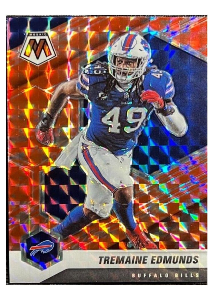 2021 Panini Mosaic Base Set Tremaine Edmunds #32 card