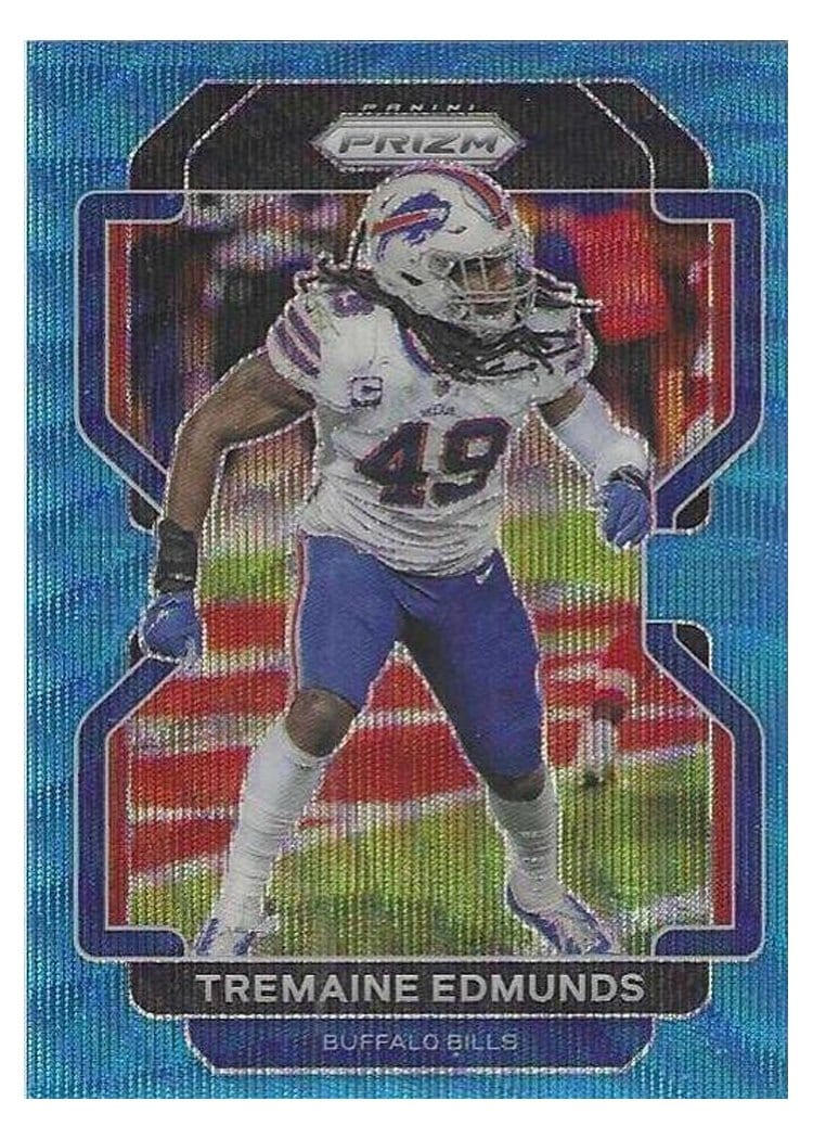 2021 Panini Prizm Base Set Tremaine Edmunds #120 card