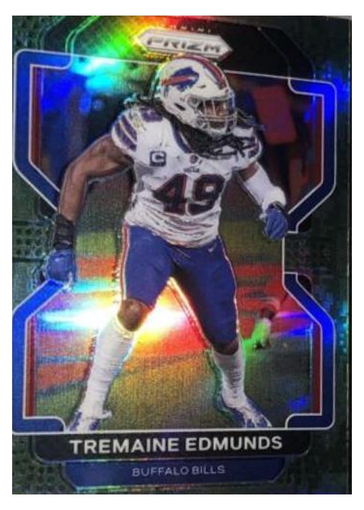 2021 Panini Prizm Base Set Tremaine Edmunds #120 card